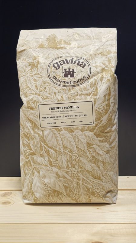 Gavina French Vanilla Whole Bean Coffee – Silky & Aromatic Dessert Coffee