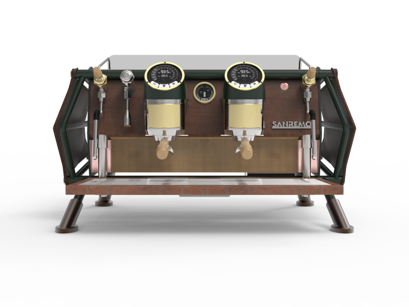 Sanremo Cafe Racer Renegade 2Group – Industrial-Style 2-Group Professional Espresso Machine