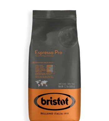 Bristot Espresso Pro – Intense Full-Bodied Espresso Roast with Chocolate & Spice