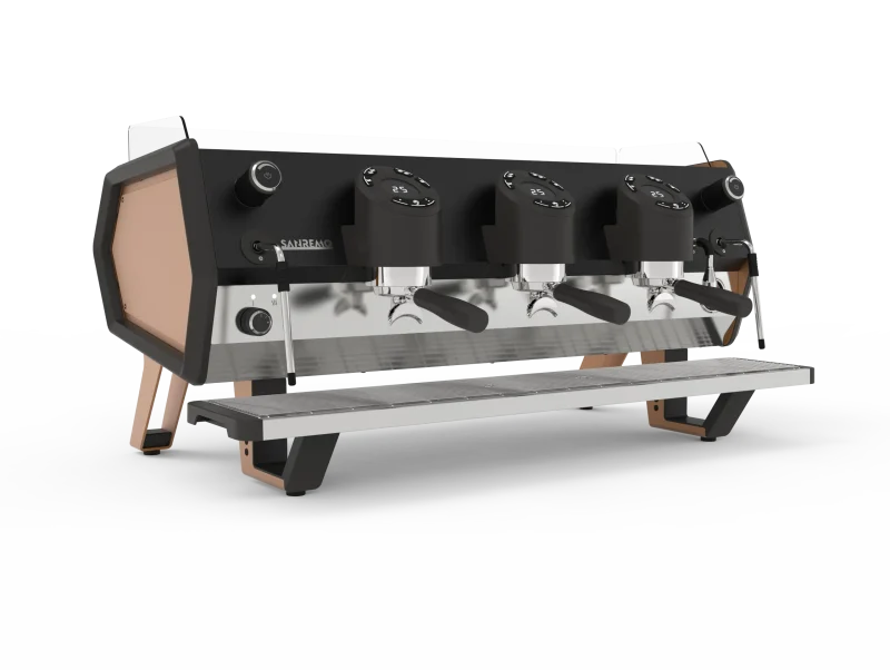 Sanremo D8 Copper 3Group – Designer 3-Group Coffee Machine for Sophisticated Spaces