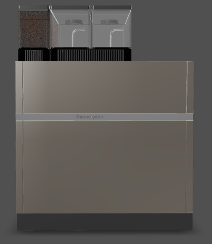 Thermoplan Black&White4compact CTM P RS – Choco-Espresso Maker with Milk Cooler