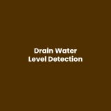 Drain water level detection