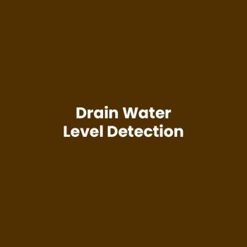 Drain water level detection