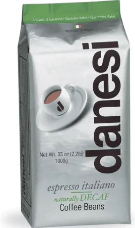 Danesi Decaf Espresso Beans – Full Flavor ( 6 x 1 Kg. )