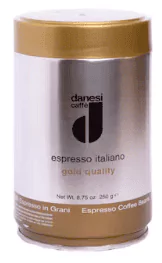 Danesi Gold Espresso Tins ( 12 x 8.8 oz. )