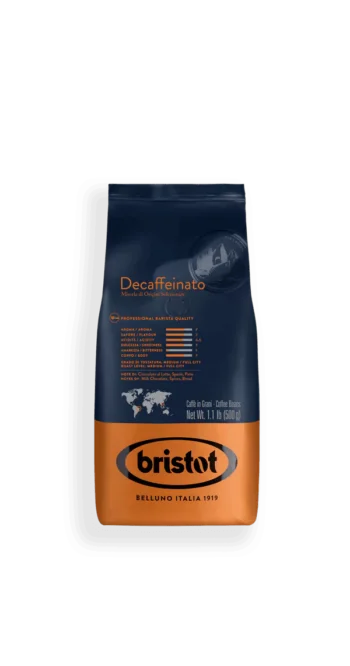 Bristot Espresso Decaf Beans ( 12 x 1.1 Lb. )