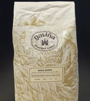 Gavina Kona Blend Whole Bean Coffee ( 5 Lb. )