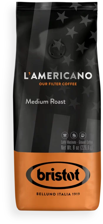 Bristot L'Americano Medium Roast Coffee  ( 16 x 8 Oz. )
